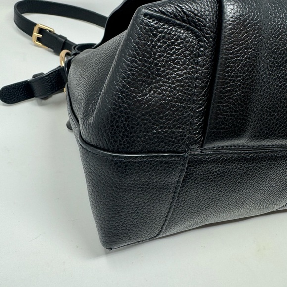 💯 Authentic SEE BY CHLOÉ Small Black  Lesther Joan Leather Two Way Bag - Picture 7 of 10